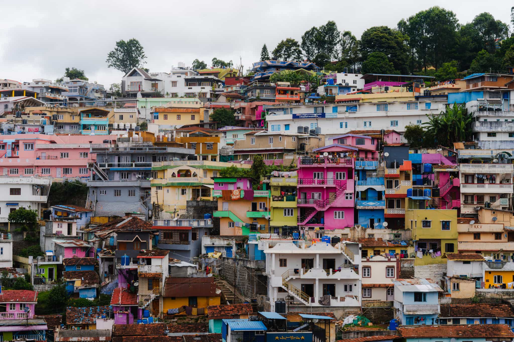 Hillside town